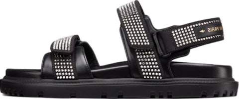 (Women) Dior DiorAct Sandals 'Black Simple Fashion' KCQ567NPT_S04X (Women) Dior DiorAct Sandals 'Black Simple Fashion' KCQ567NPT_S04X
