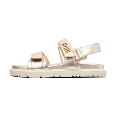 (W) Dior DiorAct Sandals 'Gold'