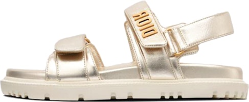 (Women) Dior DiorAct Sandals 'Gold' KCQ547LCV_S49K (Women) Dior DiorAct Sandals 'Gold' KCQ547LCV_S49K