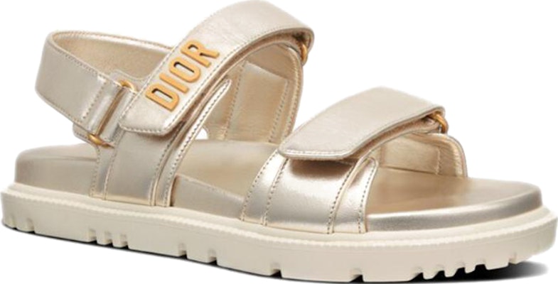 (W) 디올 디오랙트 샌들 '골드' (Dior DiorAct Sandals 'Gold') KCQ547LCV_S49K Lookbook (W) 디올 디오랙트 샌들 '골드' (Dior DiorAct Sandals 'Gold') KCQ547LCV_S49K
