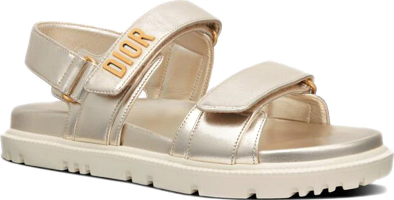 (W) 디올 디오랙트 샌들 '골드' (Dior DiorAct Sandals 'Gold') KCQ547LCV_S49K Lookbook (W) 디올 디오랙트 샌들 '골드' (Dior DiorAct Sandals 'Gold') KCQ547LCV_S49K
