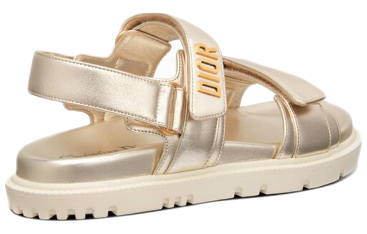 Shop (W) 디올 디오랙트 샌들 '골드' (Dior DiorAct Sandals 'Gold') KCQ547LCV_S49K