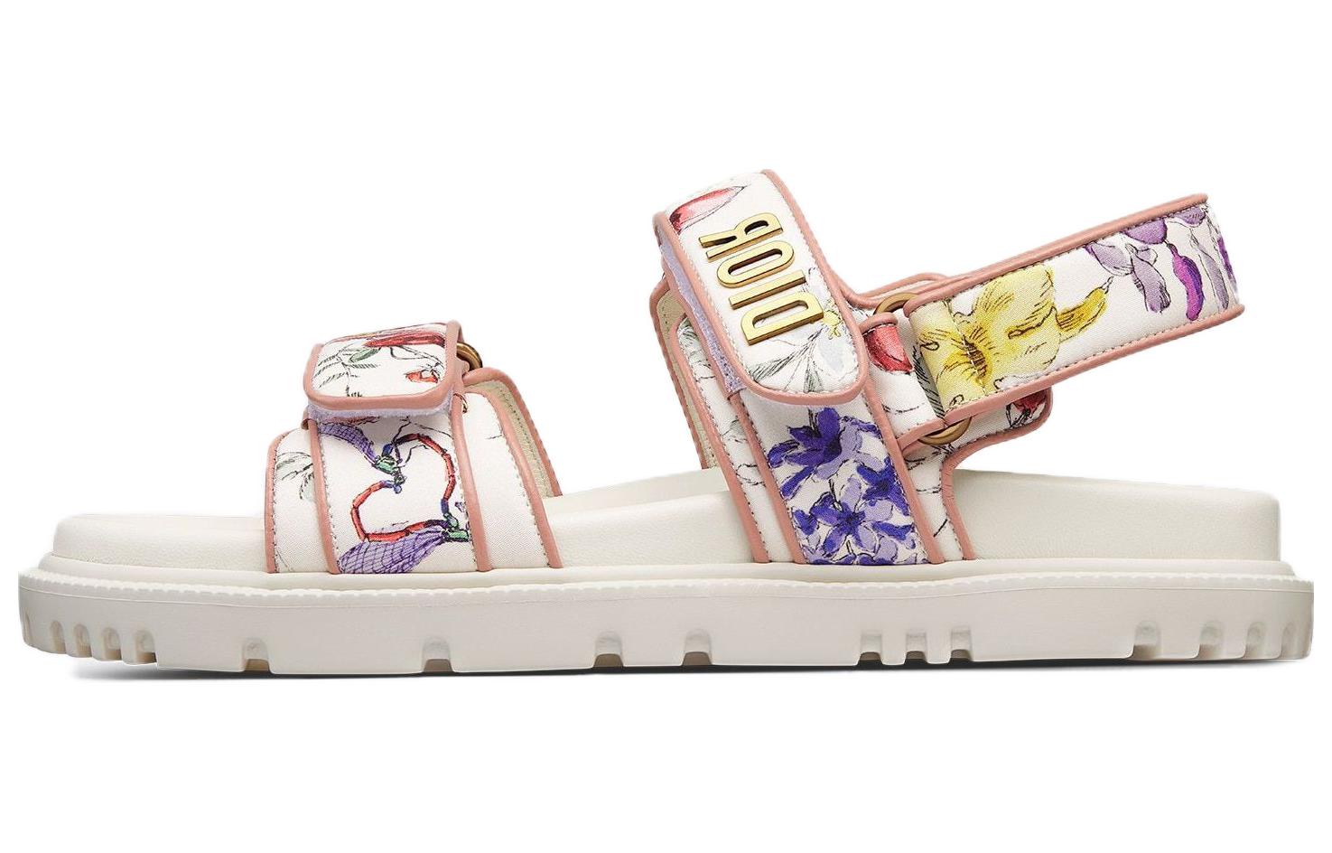 (Women) Dior DiorAct Sandals 'White Comfort Casual' KCQ868FGL_S43L