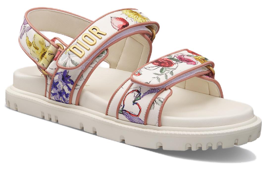 Order (W) Sandal Dior DiorAct 'Putih Nyaman Kasual' KCQ868FGL_S43L