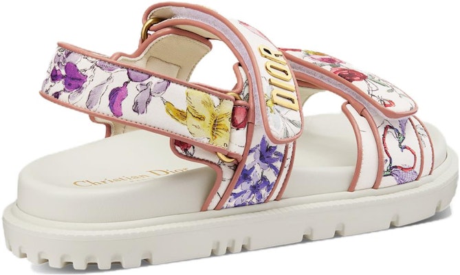 (Women) Dior DiorAct Sandals 'White Comfort Casual' KCQ868FGL_S43L Lookbook (Women) Dior DiorAct Sandals 'White Comfort Casual' KCQ868FGL_S43L