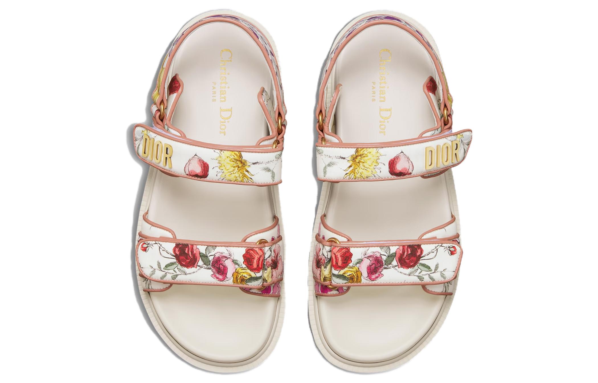 Shop (W) Sandal Dior DiorAct 'Putih Nyaman Kasual' KCQ868FGL_S43L