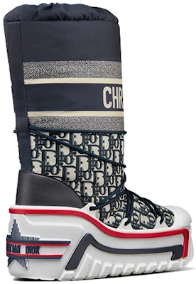 DIOR 迪奧 Dioralps 尼龍印花 時尚百搭 戶外休閒雪地鞋 女款 深藍色 Shop DIOR 迪奧 Dioralps 尼龍印花 時尚百搭 戶外休閒雪地鞋 女款 深藍色