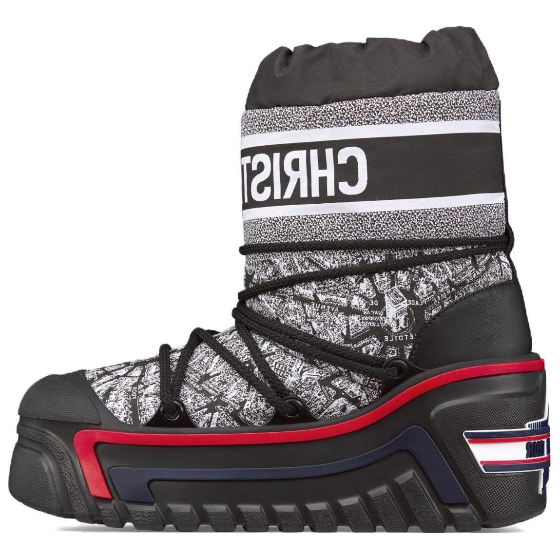 Buy DIOR迪奧 Dioralps 舒適保暖 短中筒 雪地靴 女款 黑色