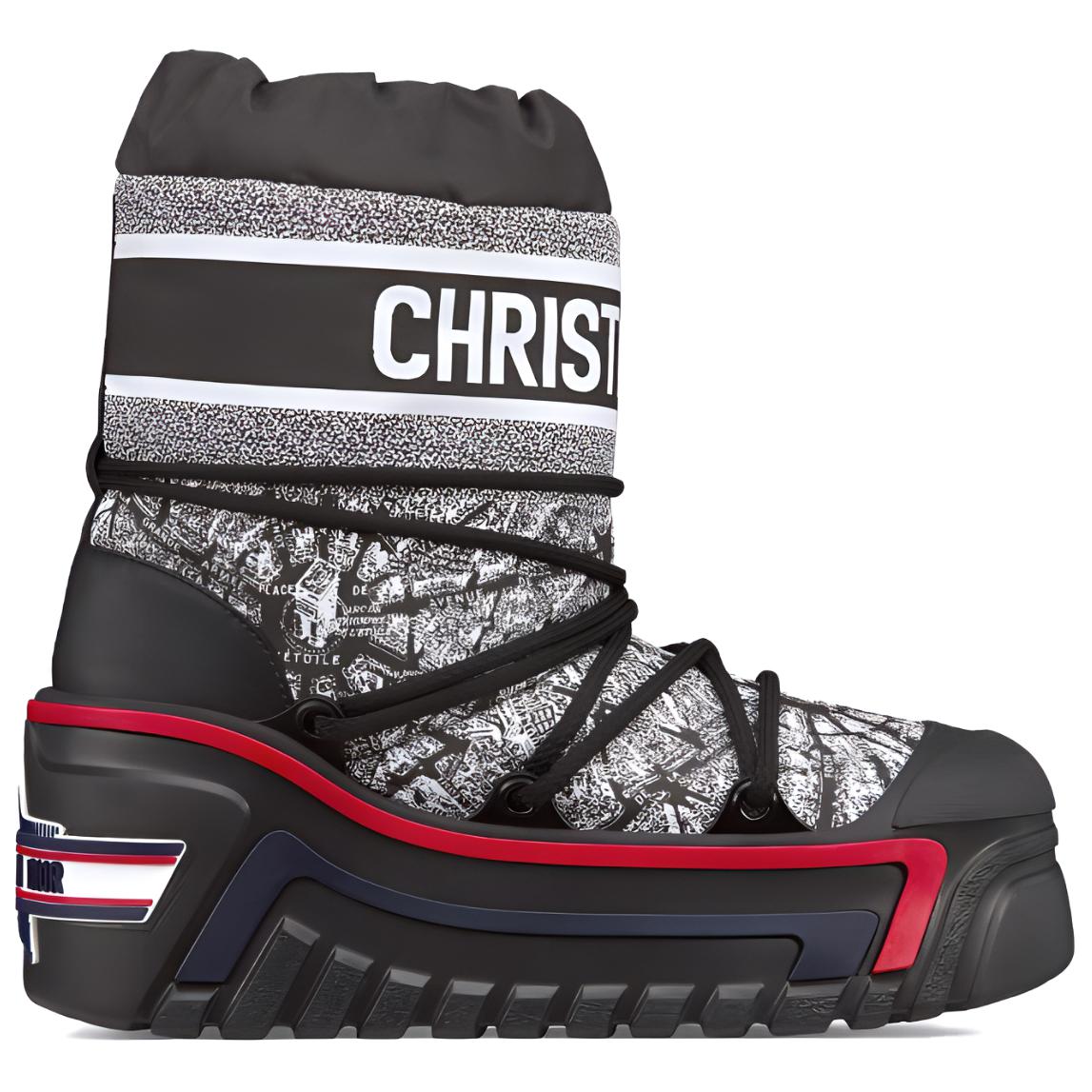 Order DIOR迪奧 Dioralps 舒適保暖 短中筒 雪地靴 女款 黑色