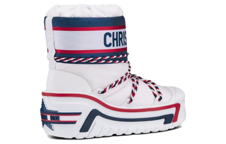 Lookbook (Women) Dior Dioralps Snow Boots 'Shiny Nylon Print White' KCI685SNY_S42W