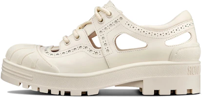 (Women) Dior DiorIron 'White Leather Derby Platform' KCB699ACA_S03W (Women) Dior DiorIron 'White Leather Derby Platform' KCB699ACA_S03W