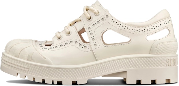 (W) Dior DiorIron 'Zapato Derby Plataforma de Cuero Blanco' KCB699ACA_S03W Buy (W) Dior DiorIron 'Zapato Derby Plataforma de Cuero Blanco' KCB699ACA_S03W