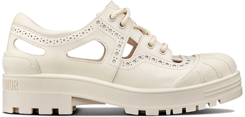 (Women) Dior DiorIron 'White Leather Derby Platform' KCB699ACA_S03W Order (Women) Dior DiorIron 'White Leather Derby Platform' KCB699ACA_S03W