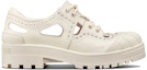 Order (W) Dior DiorIron 'Platform Derby Kulit Putih' KCB699ACA_S03W