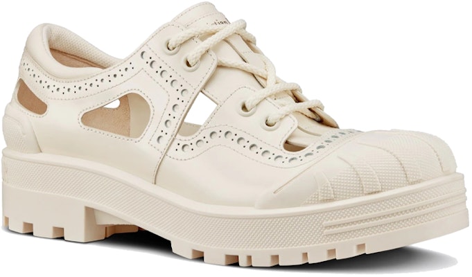 (Women) Dior DiorIron 'White Leather Derby Platform' KCB699ACA_S03W Lookbook (Women) Dior DiorIron 'White Leather Derby Platform' KCB699ACA_S03W