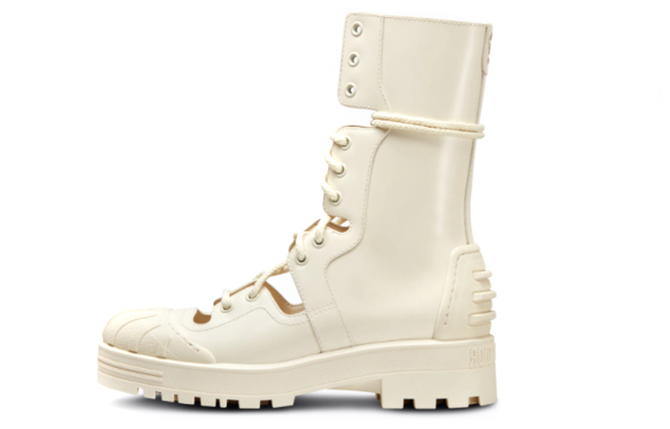 (Women) Dior DiorIron Boots 'Simple Thick Sole White' KDI674ACA_S03W