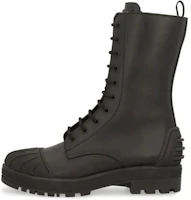 (Women) Dior DiorIron Mid-Top 'Black Leather' KDI647CRU_S900 (Women) Dior DiorIron Mid-Top 'Black Leather' KDI647CRU_S900