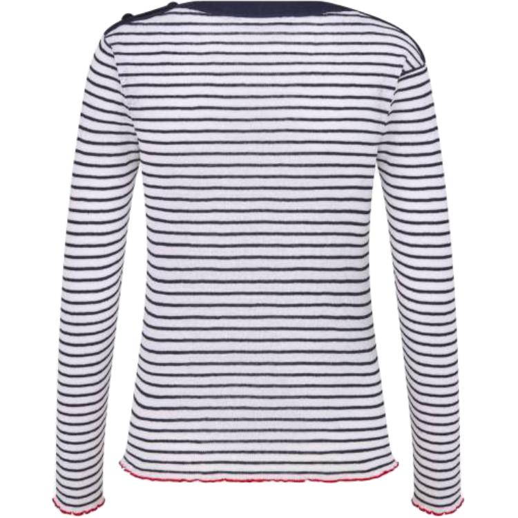 Lookbook (W) DIOR Dioriviera 條紋圓領長袖針織衫 白色 444S97AM785-X5883