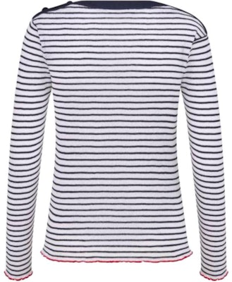 (W) DIOR Dioriviera 條紋圓領長袖針織衫 白色 444S97AM785-X5883 Lookbook (W) DIOR Dioriviera 條紋圓領長袖針織衫 白色 444S97AM785-X5883