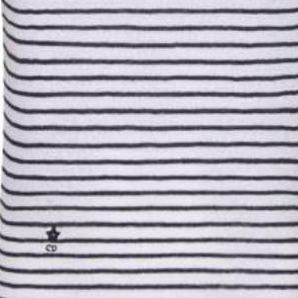 Details for (W) DIOR Dioriviera 條紋圓領長袖針織衫 白色 444S97AM785-X5883