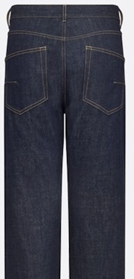 (W) Dior Dioriviera FW24 Oblique Print Jeans Wanita Biru Potongan Lurus 442P31A3161-X5461 Cheap (W) Dior Dioriviera FW24 Oblique Print Jeans Wanita Biru Potongan Lurus 442P31A3161-X5461