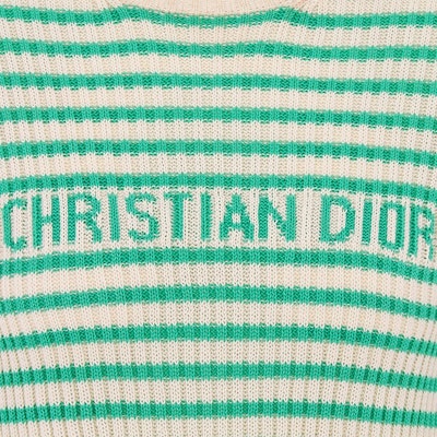 (W) 디올 디오리비에르 FW24 스트라이프 로고 슬림 니트 반팔 탑 여성 블루 444S15AM779-X6864 Shop (W) 디올 디오리비에르 FW24 스트라이프 로고 슬림 니트 반팔 탑 여성 블루 444S15AM779-X6864