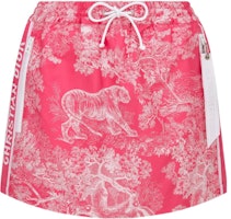 (Women) DIOR Dioriviera Pink Toile de Jouy Print Tie-Waist Casual Skirt Women’s. 147J42A2826-X4856 (Women) DIOR Dioriviera Pink Toile de Jouy Print Tie-Waist Casual Skirt Women’s. 147J42A2826-X4856