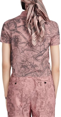 (Women) Dior Dioriviera SS23 Pink Animal Print Short Sleeve Polo Shirt. 254S91AM118-X4839 Purchase (Women) Dior Dioriviera SS23 Pink Animal Print Short Sleeve Polo Shirt. 254S91AM118-X4839