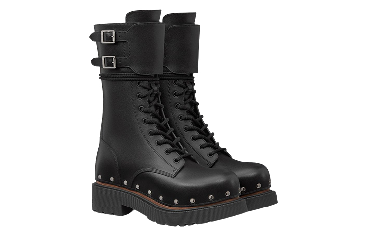 Lookbook (Women) Dior Diorquake Ankle Boot 'Black Leather Fashion' KDI774VEA_S900
