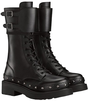 (W) But Dior Diorquake Kulit Anak Lembu 'Black Lace-Up' kasut buku lali. KDI778VEA_S900 Order (W) But Dior Diorquake Kulit Anak Lembu 'Black Lace-Up' kasut buku lali. KDI778VEA_S900