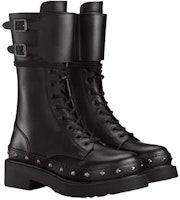 DIOR迪奧 Diorquake 牛皮革 系帶 短靴 女款 黑色 Lookbook DIOR迪奧 Diorquake 牛皮革 系帶 短靴 女款 黑色