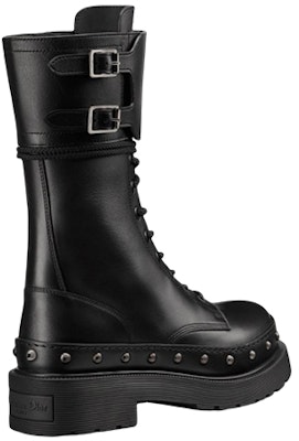 (W) But Dior Diorquake Kulit Anak Lembu 'Black Lace-Up' kasut buku lali. KDI778VEA_S900 Lookbook (W) But Dior Diorquake Kulit Anak Lembu 'Black Lace-Up' kasut buku lali. KDI778VEA_S900