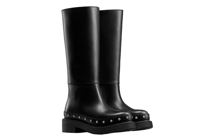 Order (W) Dior Diorquake Mid-Boot Kulit Anak Sapi 'Hitam' KDI777VEA_S900