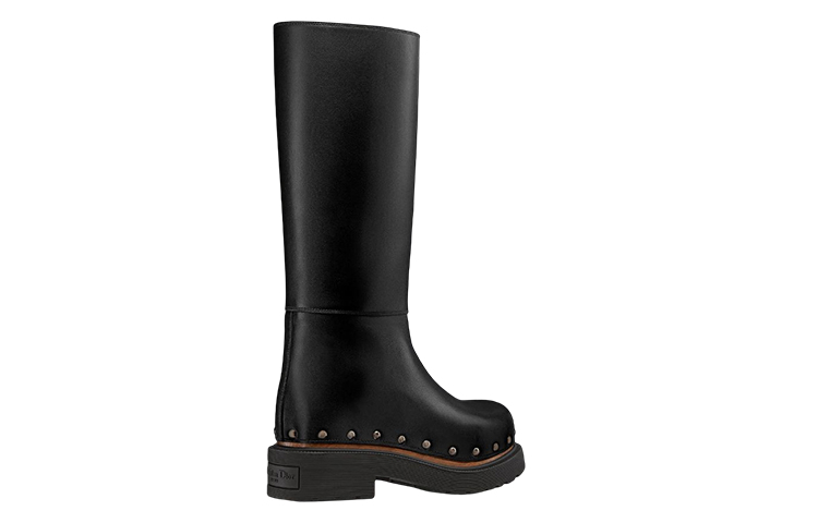 Lookbook (Women) Dior Diorquake Calfskin Mid-Boot 'Studded Black' KDI773VEA_S900
