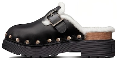 (Women) Dior Diorquake Calfskin Rivet Sandals 'Black' KCB751VES_S29X (Women) Dior Diorquake Calfskin Rivet Sandals 'Black' KCB751VES_S29X