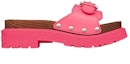 Order (W) Dior Diorquake Clog 'Bright Pink Studs' - Kasut Clog Dior Merah Jambu Cerah Berstud KDQ717VEA_S16F