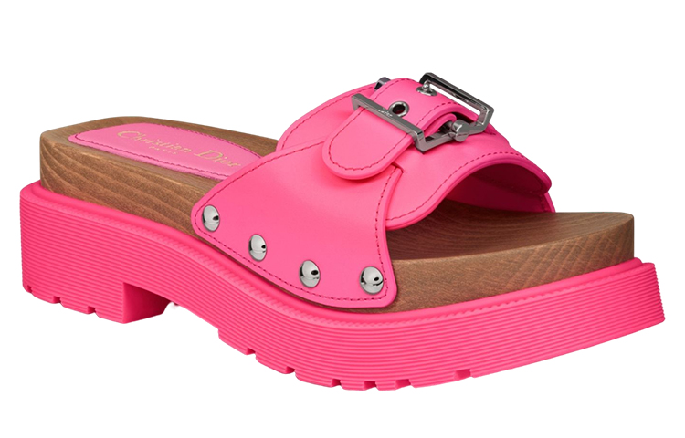 Lookbook (W) 迪奥 Diorquake 木屐 '亮粉铆钉' KDQ717VEA_S16F