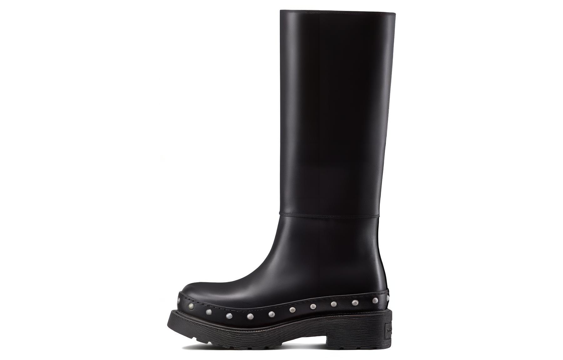 (Women) Dior Diorquake Leather High-Top 'Black Fashion' KCI777VEA_S900