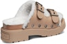 Shop (W) Sandal Kulit Bertapak Paku Dior Diorquake 'Coklat Muda' KCQ743VES_S40M