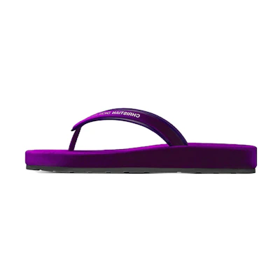 (W) Dior Diorsea Flat Thong 'Fashion Purple Sandal'