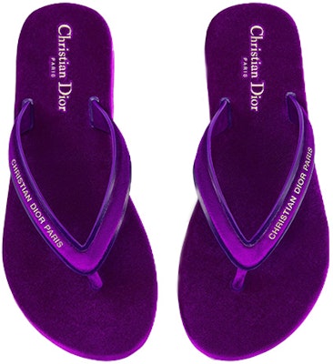 (W) Dior Diorsea Flat Thong 'Sandal Ungu Fesyen' KCQ870VEV_S15V Lookbook (W) Dior Diorsea Flat Thong 'Sandal Ungu Fesyen' KCQ870VEV_S15V