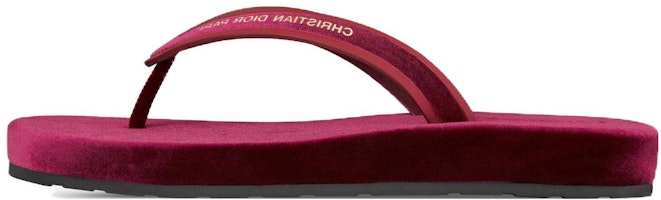 (Women) Dior Diorsea Flat Thong Slide 'Crimson' KCQ870VEV_S23R (Women) Dior Diorsea Flat Thong Slide 'Crimson' KCQ870VEV_S23R