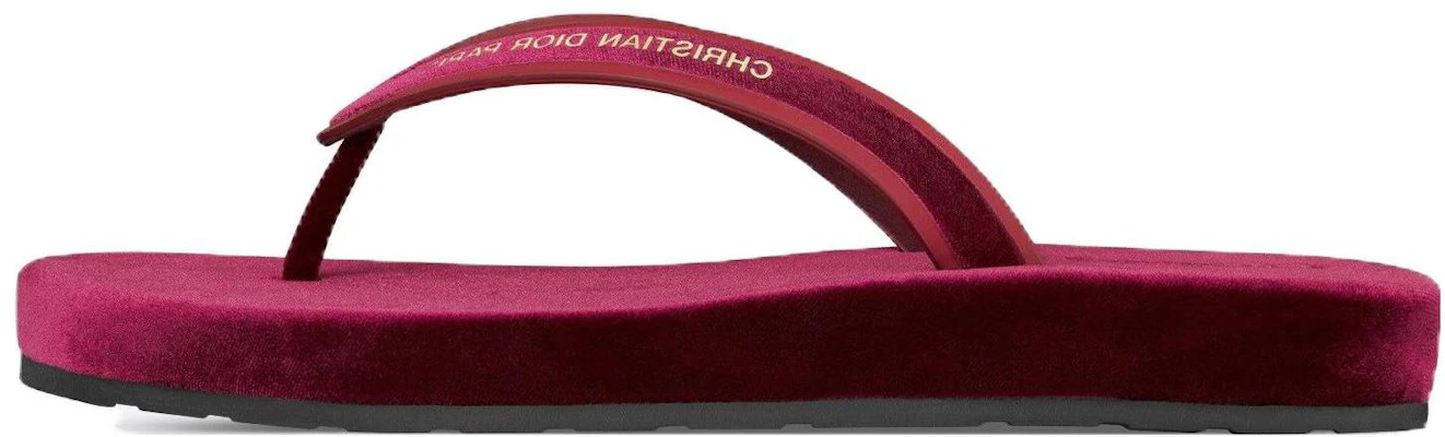 (W) Dior Diorsea Tongs Plates ''Crimson'' KCQ870VEV_S23R Buy (W) Dior Diorsea Tongs Plates ''Crimson'' KCQ870VEV_S23R