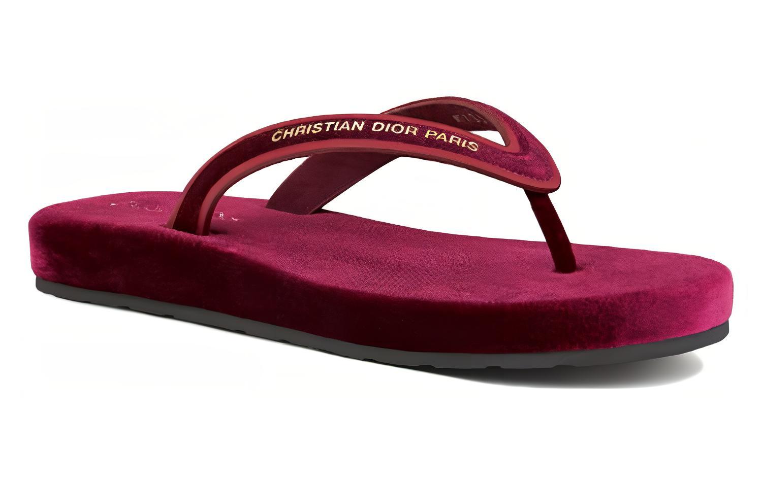 Lookbook (W) Dior Diorsea Tongs Plates ''Crimson'' KCQ870VEV_S23R