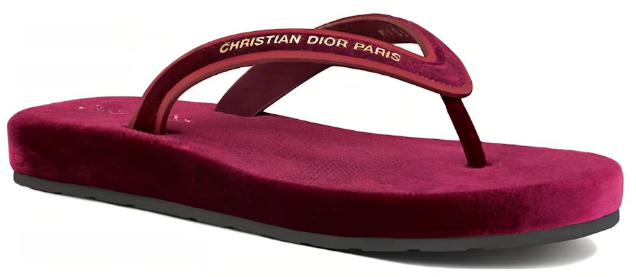 (W) Dior Diorsea Tongs Plates ''Crimson'' KCQ870VEV_S23R Lookbook (W) Dior Diorsea Tongs Plates ''Crimson'' KCQ870VEV_S23R