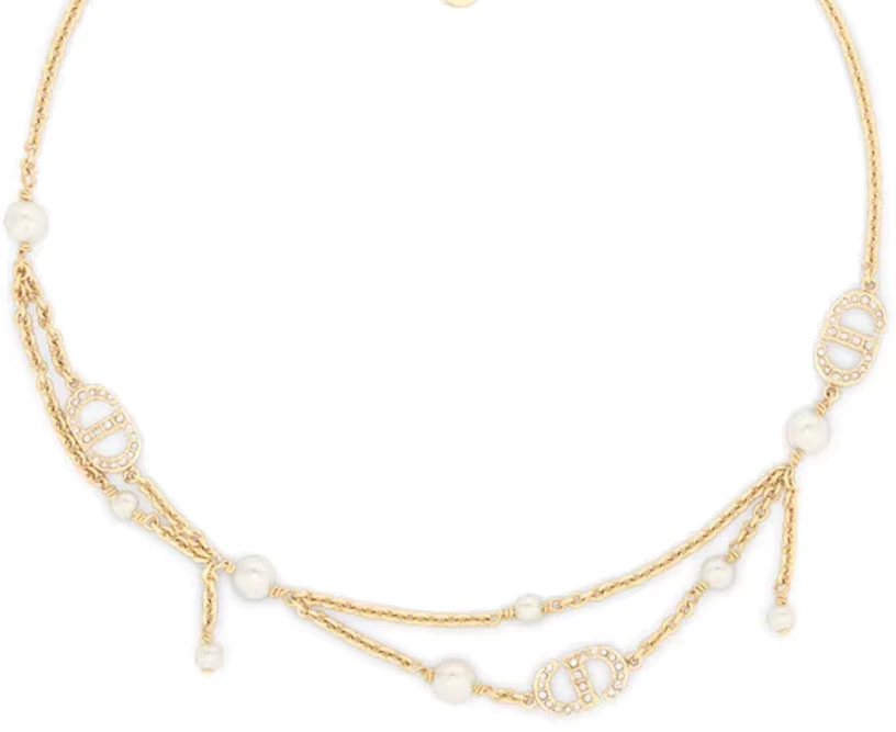 women-dior-double-chain-gold-necklace-with-metal-resin-and-faux-crystals-for-women-n2701-womcyd-03-s