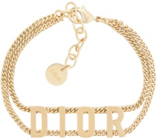 (Women) DIOR Double Chain Metal Bracelet for Women. B1677WOMMT-D300 (Women) DIOR Double Chain Metal Bracelet for Women. B1677WOMMT-D300