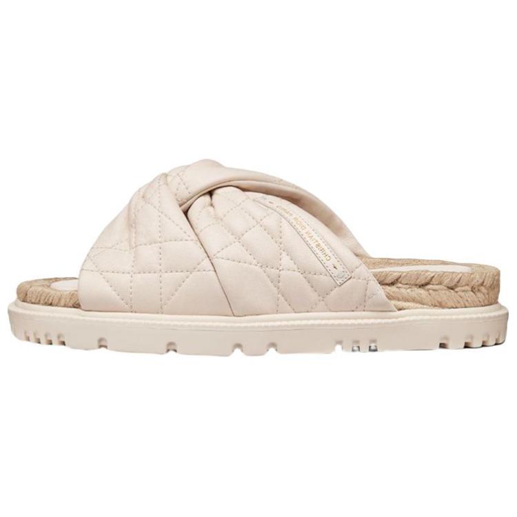 (Women) Dior Dtwist Slide 'Beige' KDQ705CQL_S03W
