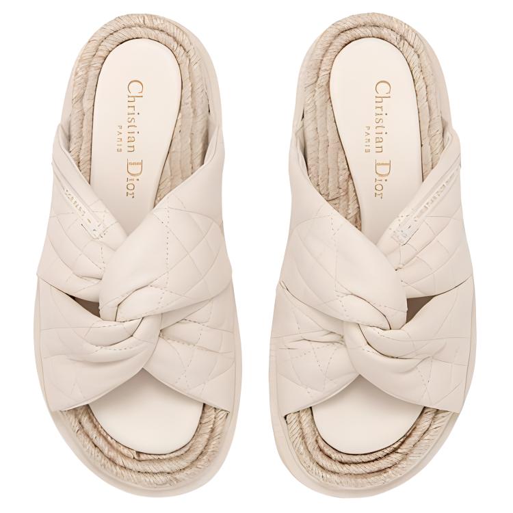Purchase DIOR 迪奧 Dtwist 舒適涼拖鞋 女款 米色