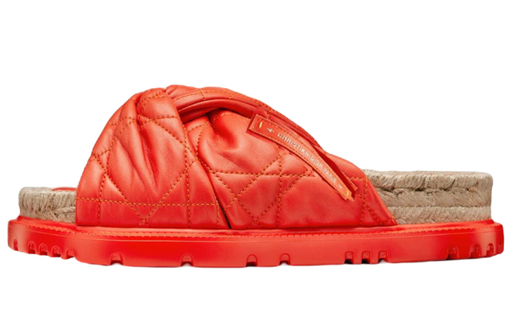 (Women) Dior Dtwist Slide 'Orange' KDQ705CQL_S18O